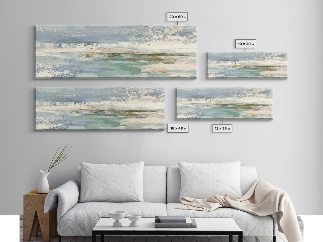 Minimal Smile Curve Abstract Canvas Print, Dental Office Art, Office Decor, Abstract Art, Calm, Medical Office Decor, DOA-3x1-21