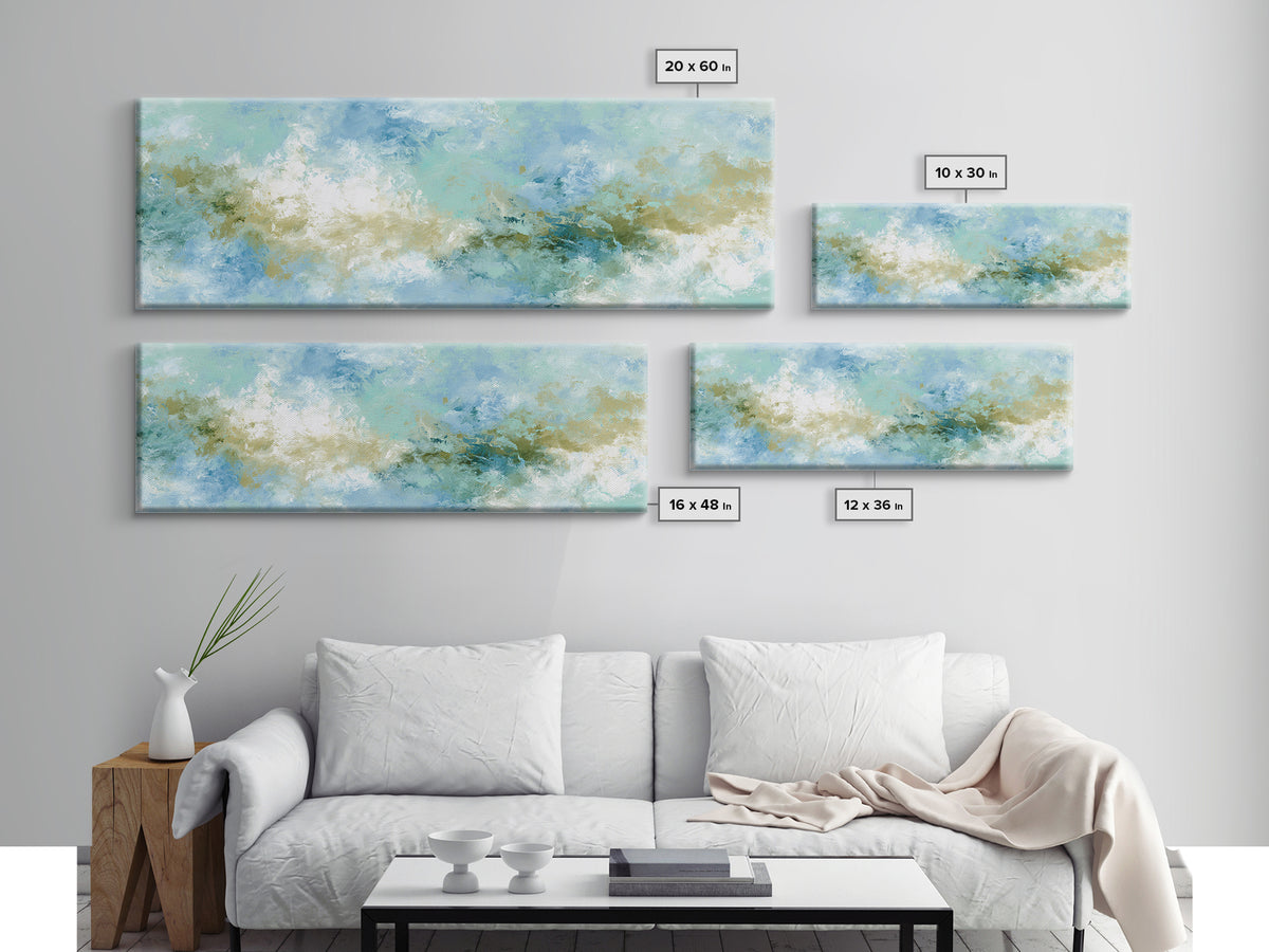 Abstract Water Ripple Pattern Canvas Print, Dental Office Art, Poster, Office Decor, Calm, Dental Art, Digital Artwork, DOA-3x1-29