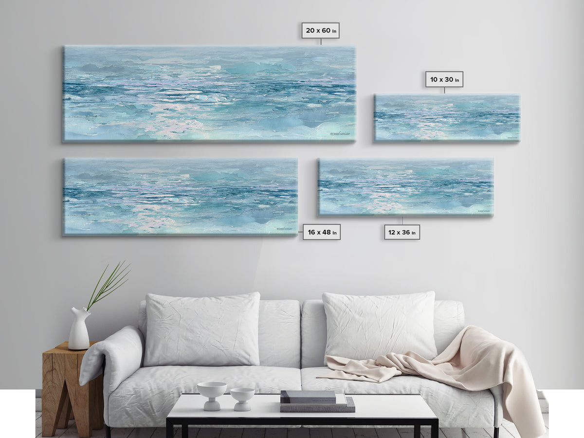 Abstract Water Ripple Pattern Framed Canvas Print, Dental Office Art, Unique Wall Art, Office Decor, Calm, Dental Assistant, DOA-3x1-77