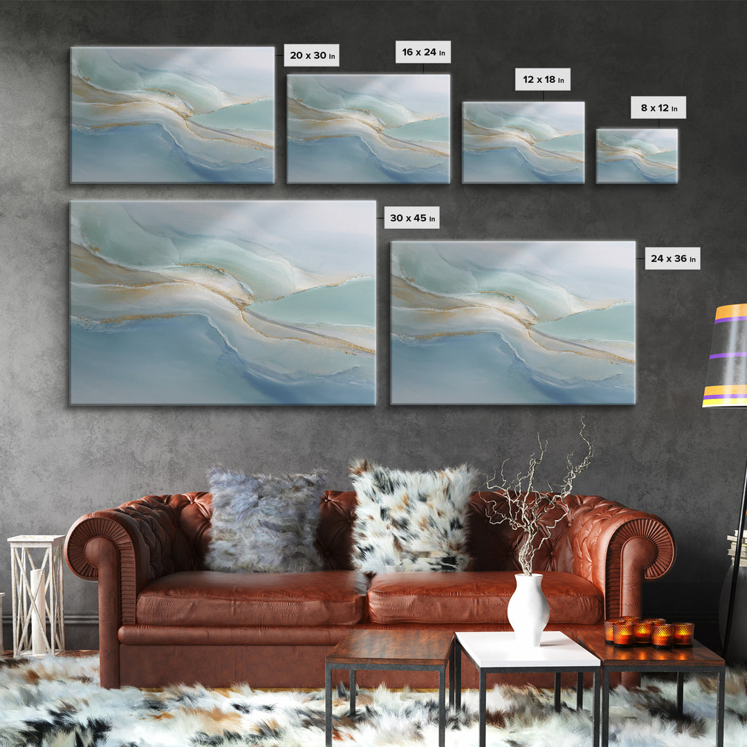 Minimal Smile Curve Abstract Canvas Print, Dental Office Art, Office Decor, Abstract Art, Calm, Medical Office Decor, DOA-3x2-33