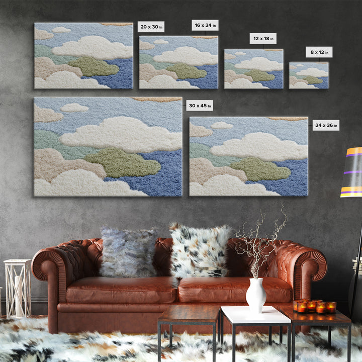 Playful Tooth Shaped Character Framed Canvas Print, Dental Office Art, Dental Wall Art, Office Decor, Abstract Art, Calm, DOA-3x2-82