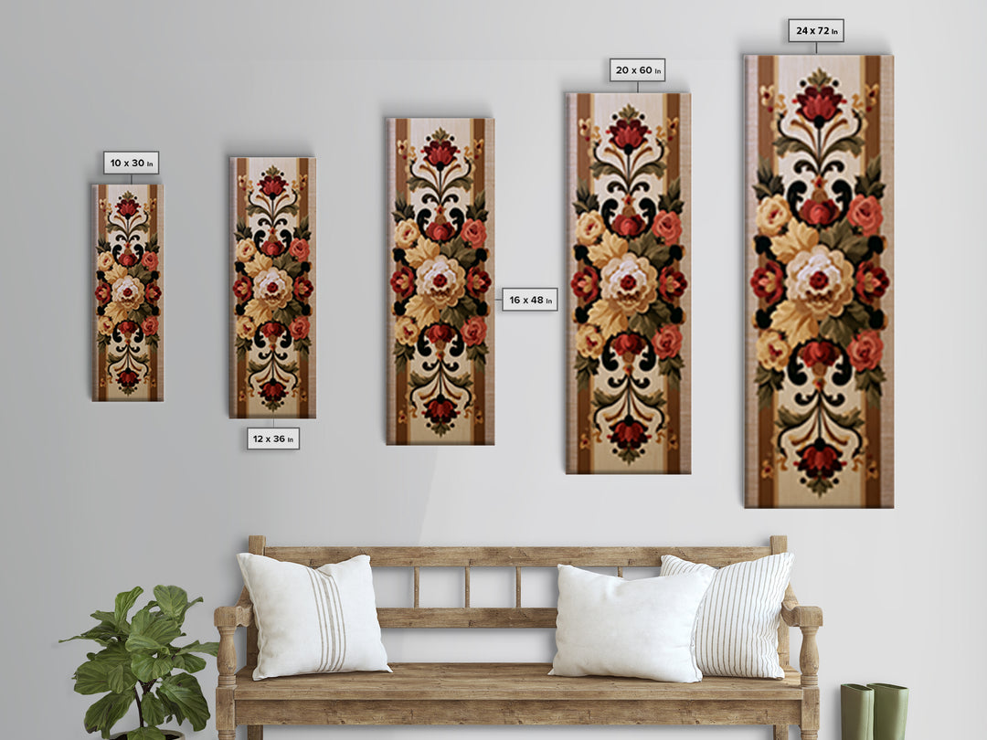 Classic Dutch Feast Arrangement Canvas Print, Dining Room Art, Modern Decor, Dining Room Decor, Fine Art, Dining, Home Decor, DRA-1x3-7