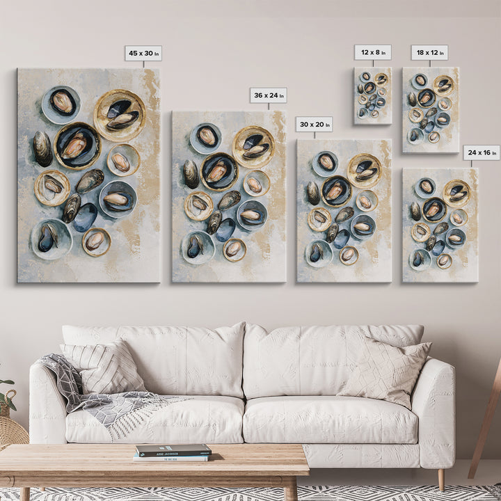 French Bistro Food Illustration Without Text Canvas Print, Dining Room Art, Fine Art Print, Dining Room Decor, Dining, DRA-2x3-18