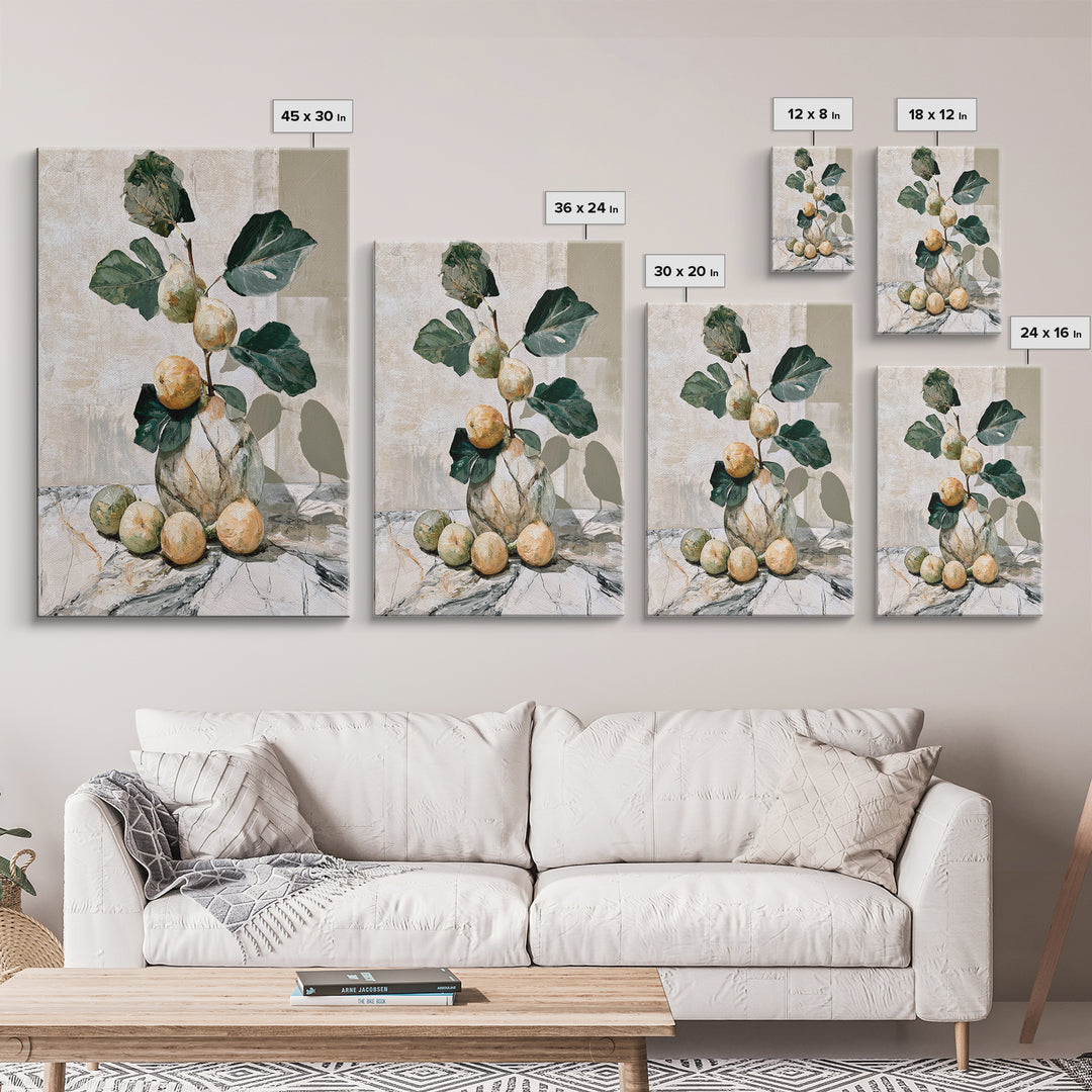 Figs on Marble Canvas Print, Dining Room Art, Printable Art, Dining Room Decor, Dining, Coastal Wall Art, Coastal Decor, DRA-2x3-7