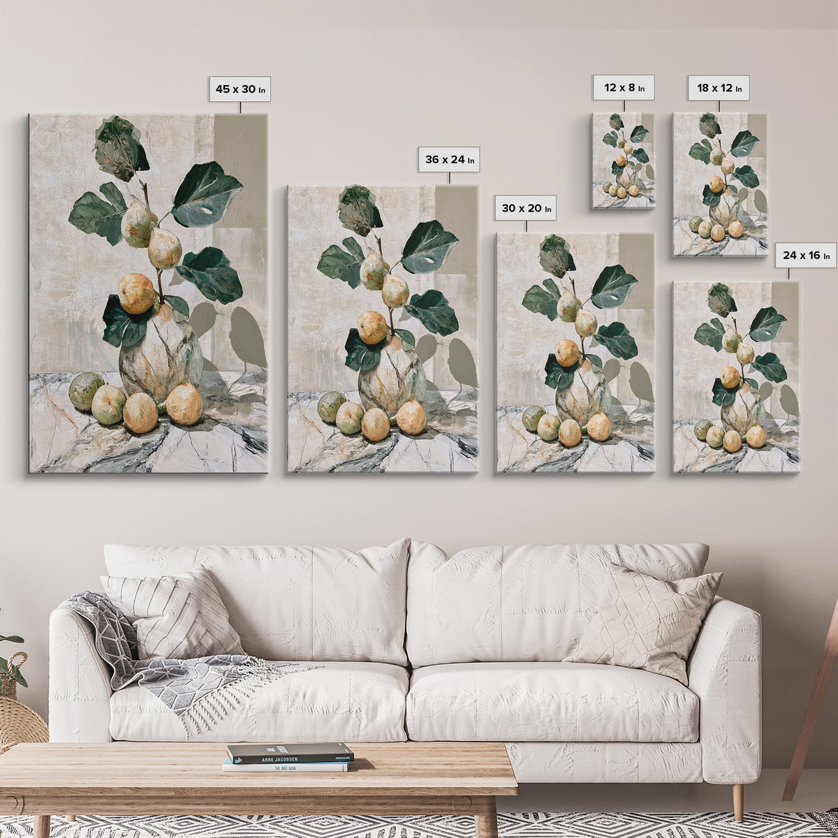 Figs on Marble Canvas Print, Dining Room Art, Printable Art, Dining Room Decor, Dining, Coastal Wall Art, Coastal Decor, DRA-2x3-7