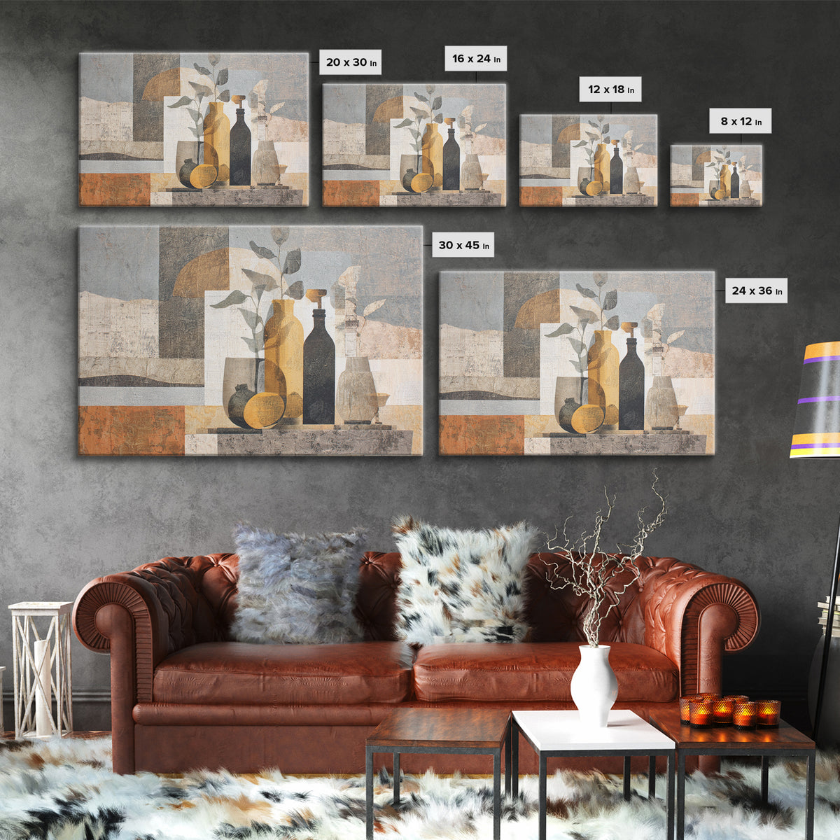 French Bistro Food Illustration Without Text Framed Canvas Print, Dining Room Art, Home Decor, Dining Room Decor, Dining, DRA-3x2-14