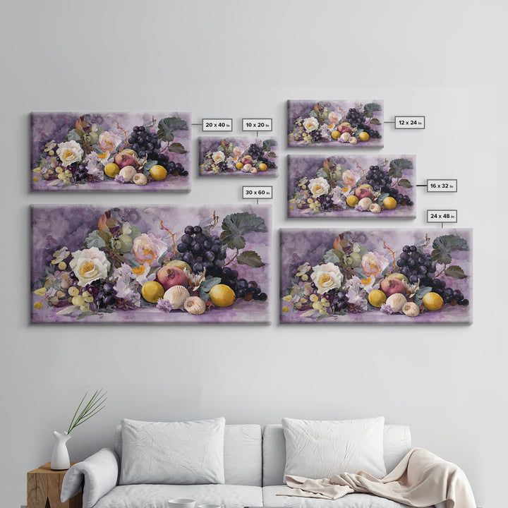 Bohemian Patchwork Landscape Canvas Print, Eclectic Art, Contemporary Art, Living Room Decor, Fine Art, Eclectic, ECL-2x1-44