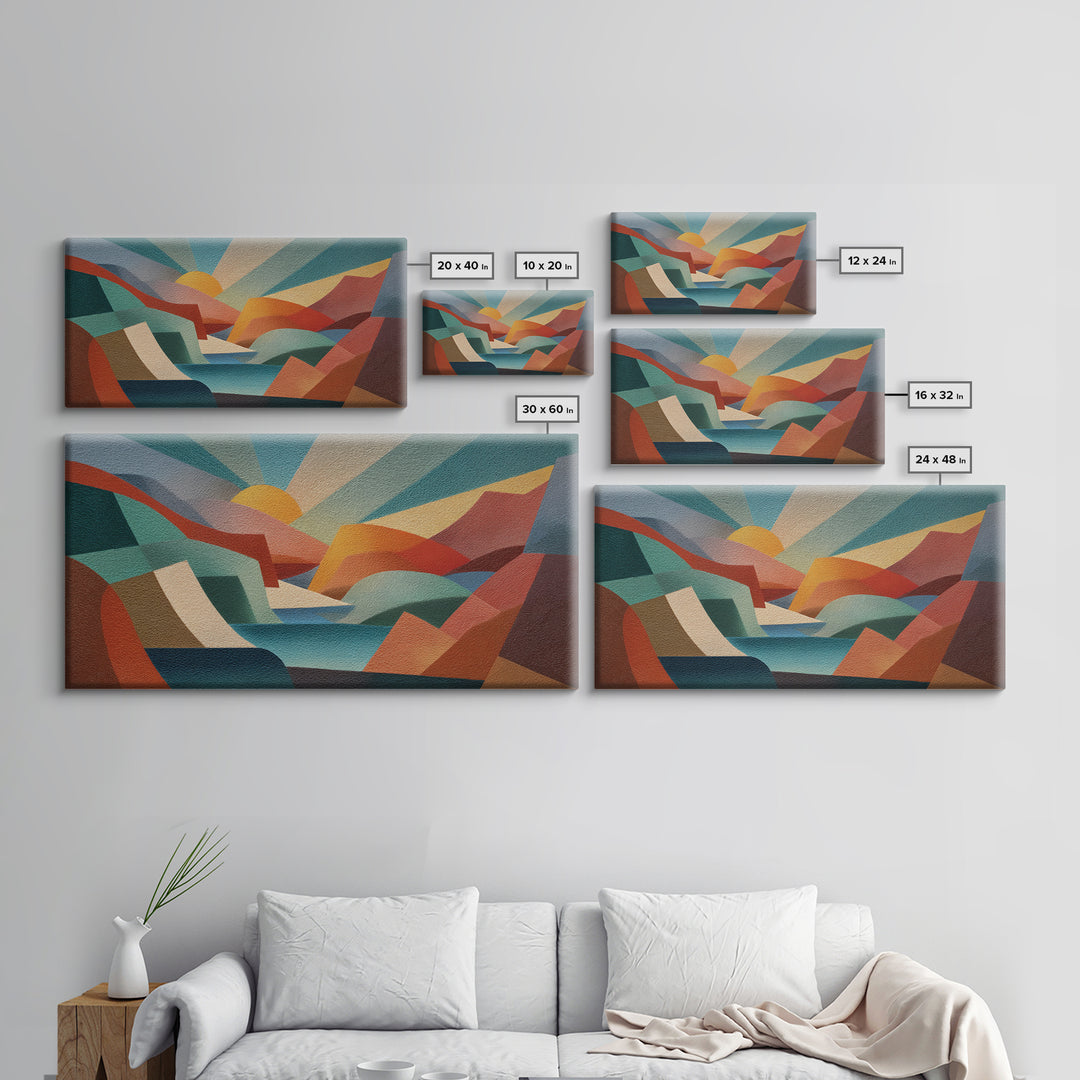 Bold Maximalist Still Life Canvas Print, Eclectic Art, Portrait, Living Room Decor, Oil Painting, Eclectic, Modern Decor, ECL-2x1-47