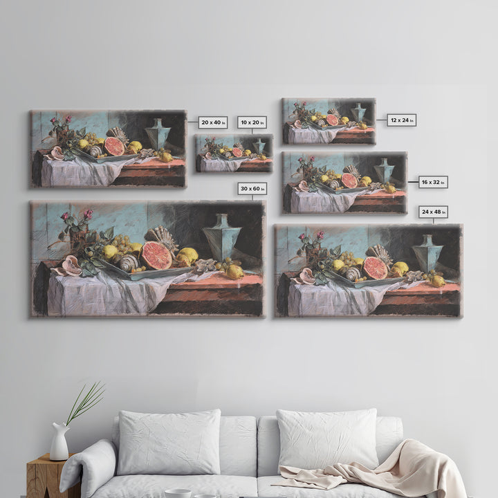 Naive Cityscape with Patterned Windows Framed Canvas Print, Eclectic Art, Art Print, Living Room Decor, Fine Art, Eclectic, ECL-2x1-56