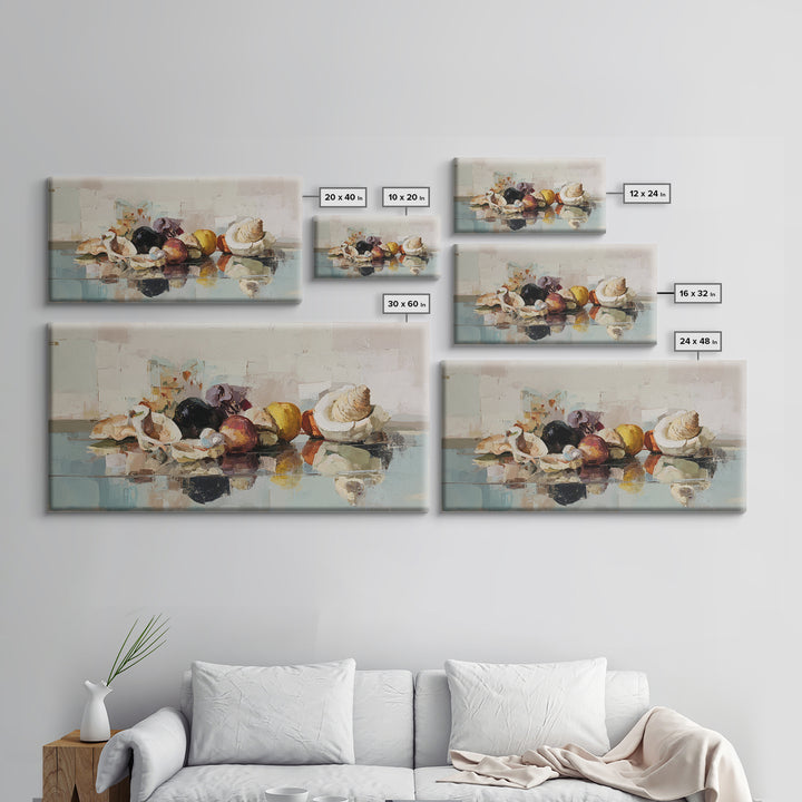Naive Cityscape with Patterned Windows Framed Canvas Print, Eclectic Art, Abstract Art, Living Room Decor, Fine Art, Eclectic, ECL-2x1-80