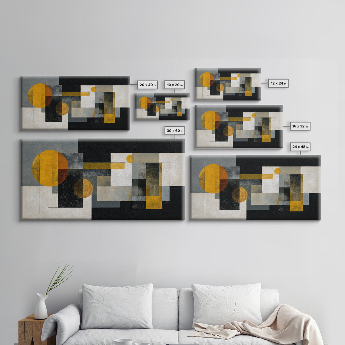 Bold Maximalist Still Life Framed Canvas Print, Eclectic Art, Textured Painting, Living Room Decor, Fine Art, Eclectic, ECL-2x1-95