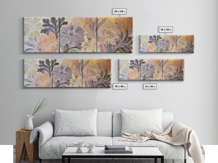 Matisse Inspired Cutouts with Botanical Details Canvas Print, Eclectic Art, Boho Decor, Living Room Decor, Fine Art, Eclectic, ECL-3x1-46
