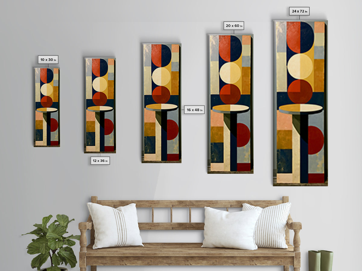 Lonely Caf Table Canvas Print, Expressionist Art, Downloadable Prints, Living Room Decor, Fine Art, Expression, EXP-1x3-89