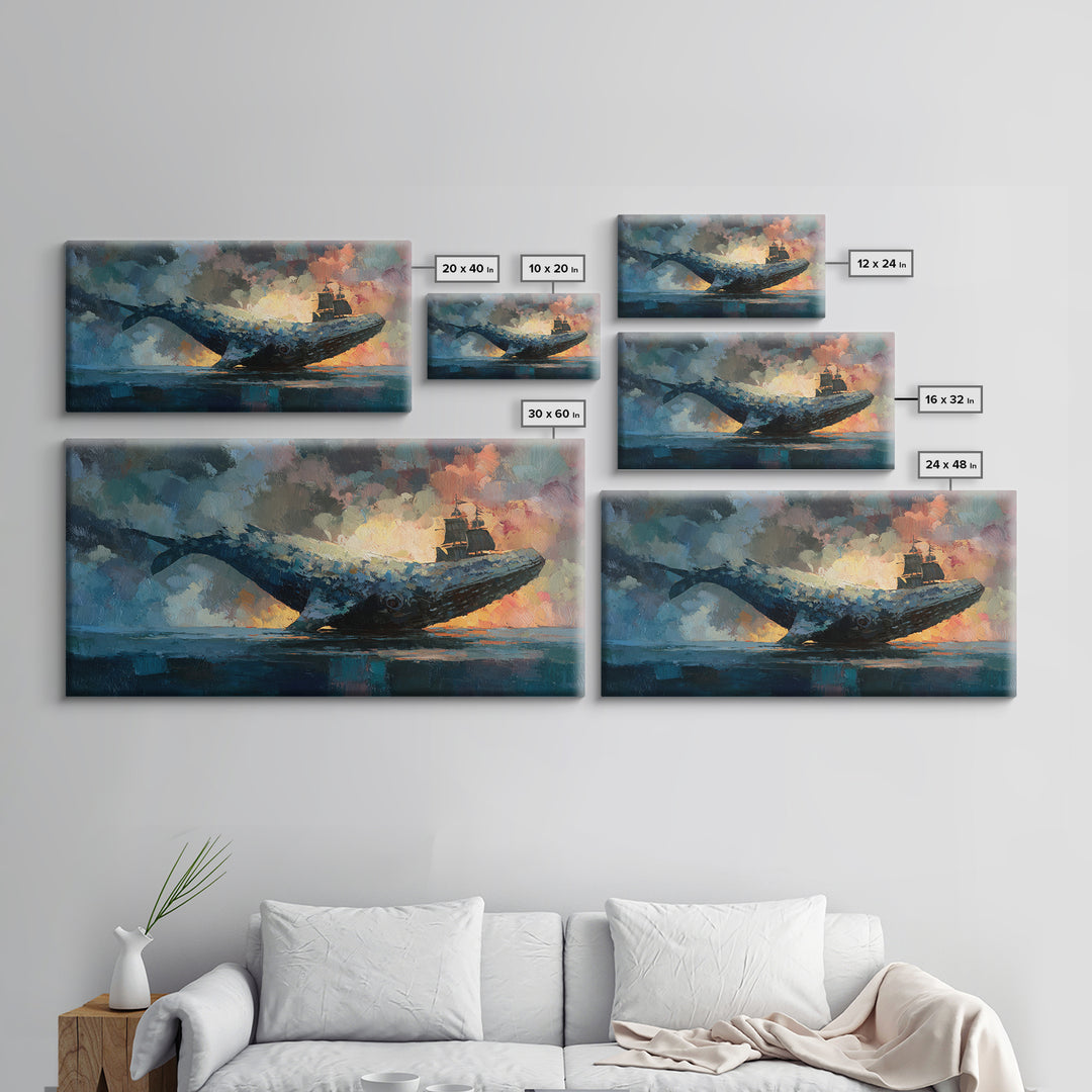 Dragon Egg Nest Framed Canvas Print, Fantasy Art, Statement Artwork, Living Room Decor, Fine Art, Mythic, Wall Decor, FAN-2x1-42