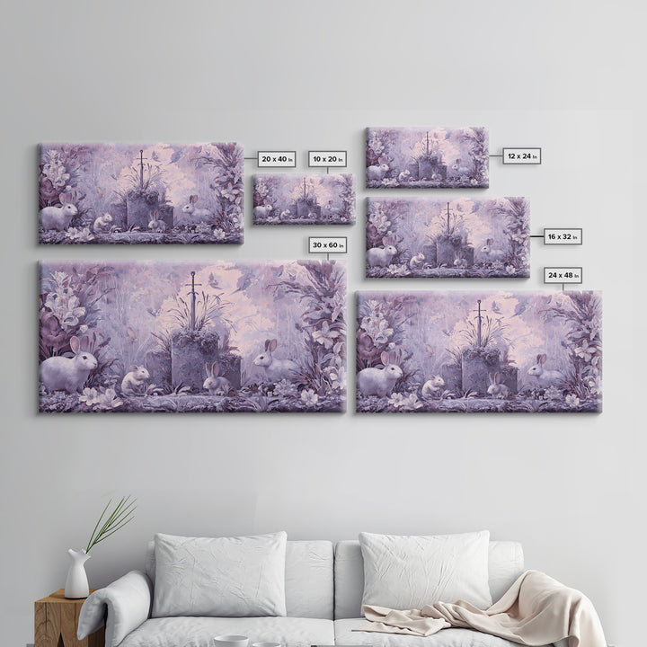 Elven Queen Portrait Canvas Print, Fantasy Art, Wall Decor, Living Room Decor, Fine Art, Mythic, Whimsical Art, Gothic Art, FAN-2x1-94