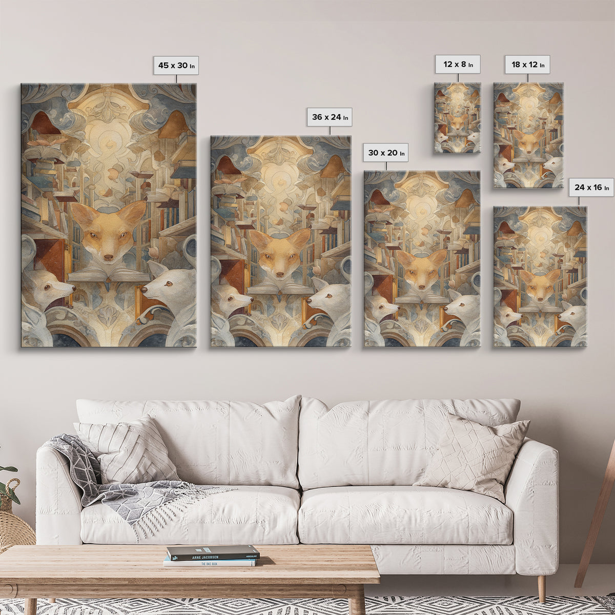 Elven Queen Portrait Canvas Print, Fantasy Art, Prints, Living Room Decor, Mythic, Landscape, Fairy Art, Fantasy Art Prints, FAN-2x3-58