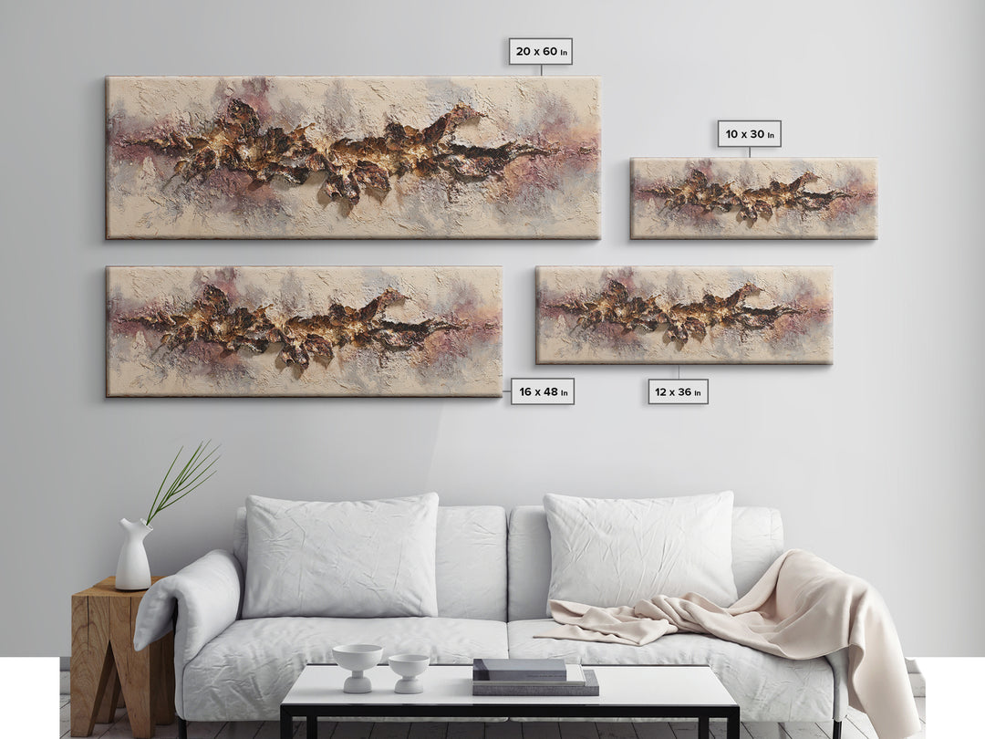Giant Tree City Filled Framed Canvas Print, Fantasy Art, Surreal Art, Living Room Decor, Fine Art, Mythic, Luxury Decor, FAN-3x1-73