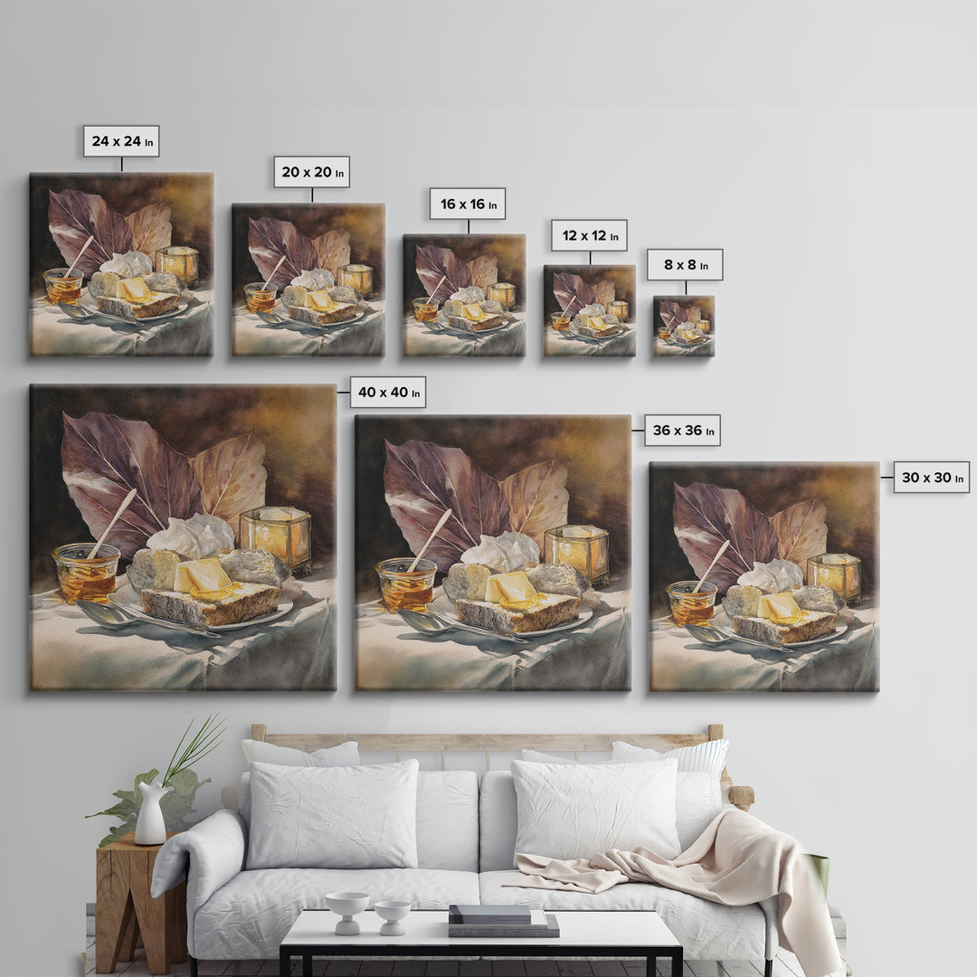 Fresh Eggs in a Wire Basket Canvas Print, Farmhouse Art, Farmhouse Wall Art, Farmhouse Decor, Oil Painting, Harvest, FAR-1x1-54