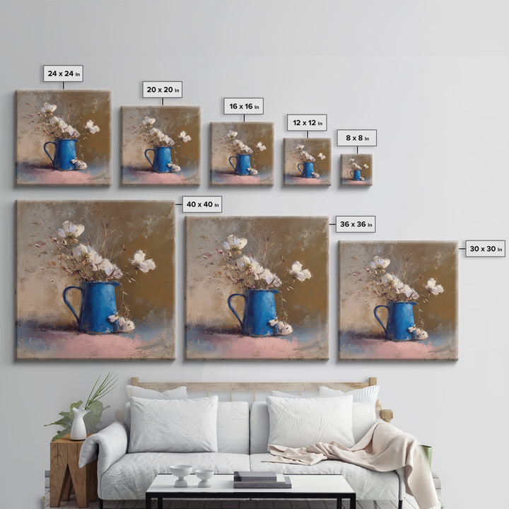 Wheat Bundle Tied Canvas Print, Farmhouse Art, Neutral Decor, Farmhouse Decor, Oil Painting, Harvest, Wall Art, Home Decor, FAR-1x1-82