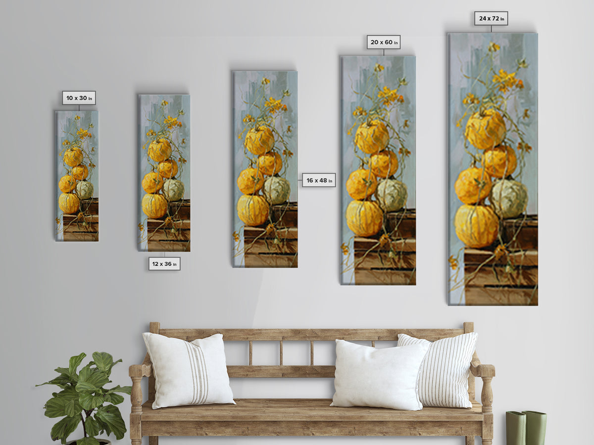Rustic Pear Still Life on Plank Wood Canvas Print, Farmhouse Art, Contemporary Art, Farmhouse Decor, Fine Art, Harvest, FAR-1x3-7