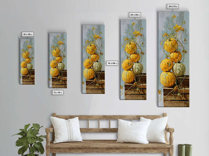 Rustic Pear Still Life on Plank Wood Canvas Print, Farmhouse Art, Contemporary Art, Farmhouse Decor, Fine Art, Harvest, FAR-1x3-7