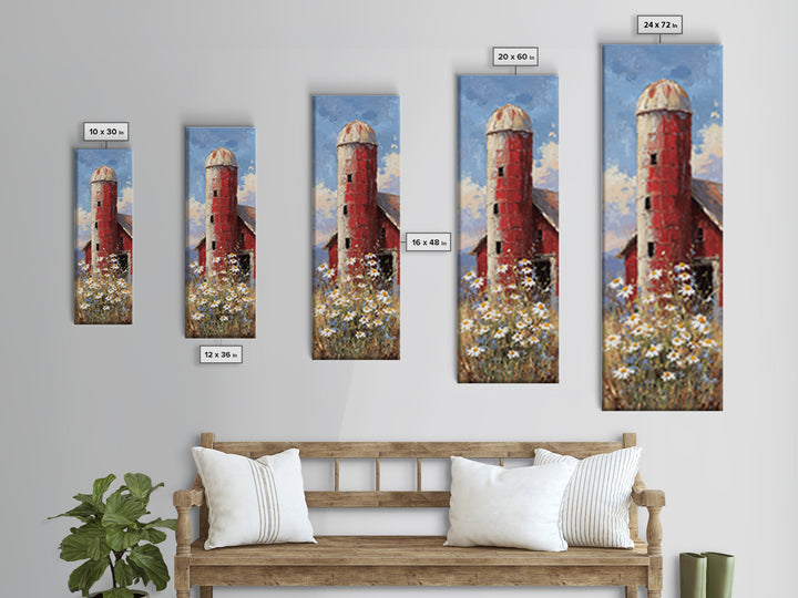 Old Milk Can Canvas Print, Farmhouse Art, Printable Art, Farmhouse Decor, Harvest, Landscape Painting, Farmhouse Wall Art, FAR-1x3-72
