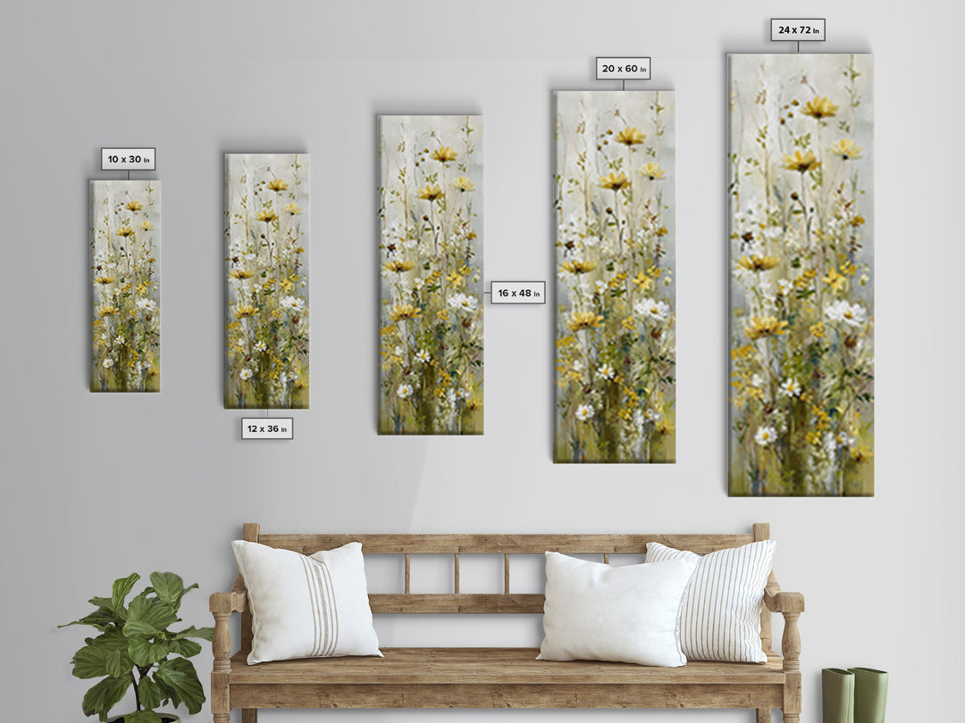 Cornfield under a Dramatic Summer Sky Canvas Print, Farmhouse Art, Gallery Decor, Farmhouse Decor, Oil Painting, Harvest, FAR-1x3-82