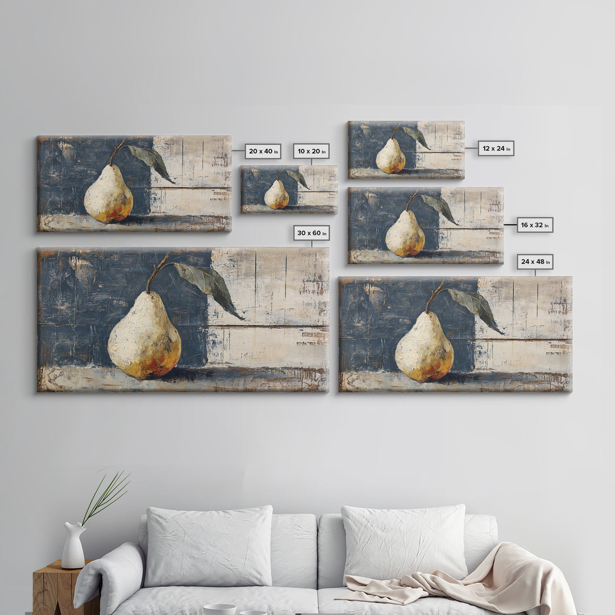 Cornfield under a Dramatic Summer Sky Framed Canvas Print, Farmhouse Art, Statement Artwork, Farmhouse Decor, Fine Art, Harvest, FAR-2x1-42