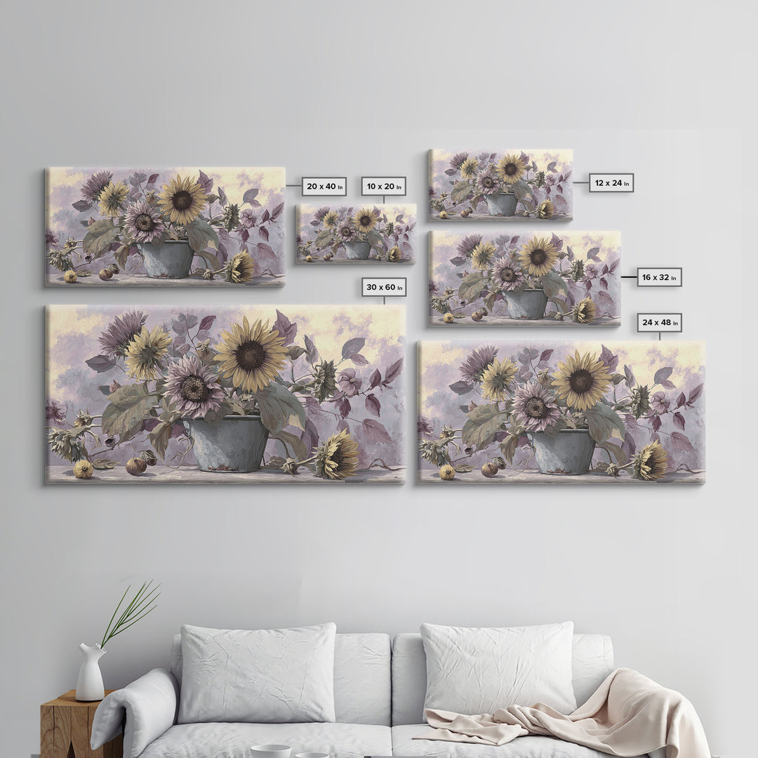 Fresh Bread Honey and Butter Still Life Canvas Print, Farmhouse Art, Textured Painting, Farmhouse Decor, Abstract Art, Harvest, FAR-2x1-44