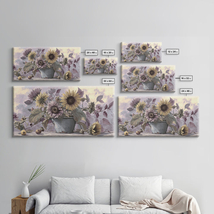 Fresh Bread Honey and Butter Still Life Canvas Print, Farmhouse Art, Textured Painting, Farmhouse Decor, Abstract Art, Harvest, FAR-2x1-44