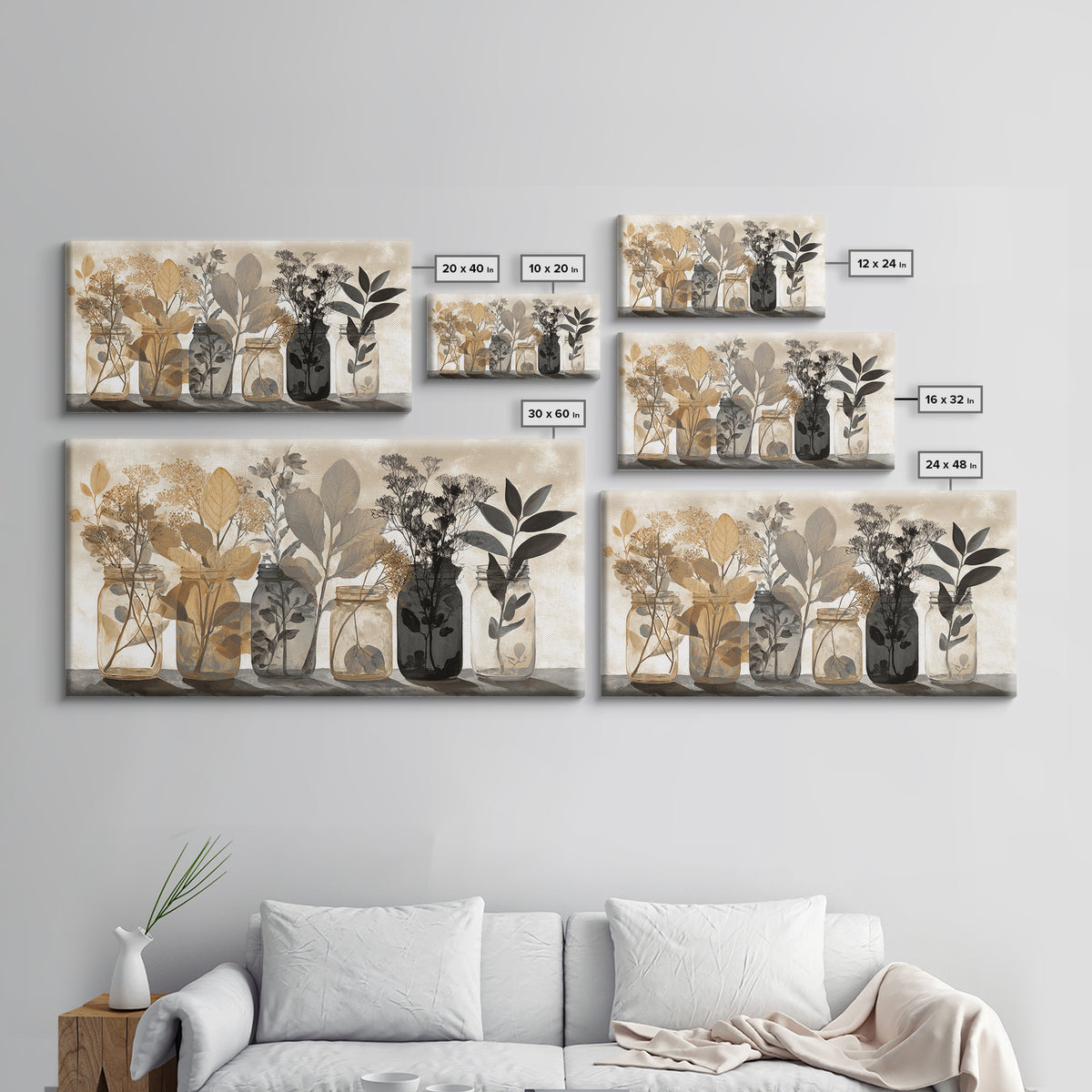 White Cow Portrait Framed Canvas Print, Farmhouse Art, Art Prints, Farmhouse Decor, Fine Art, Harvest, Sage Green Wall Art, FAR-2x1-45