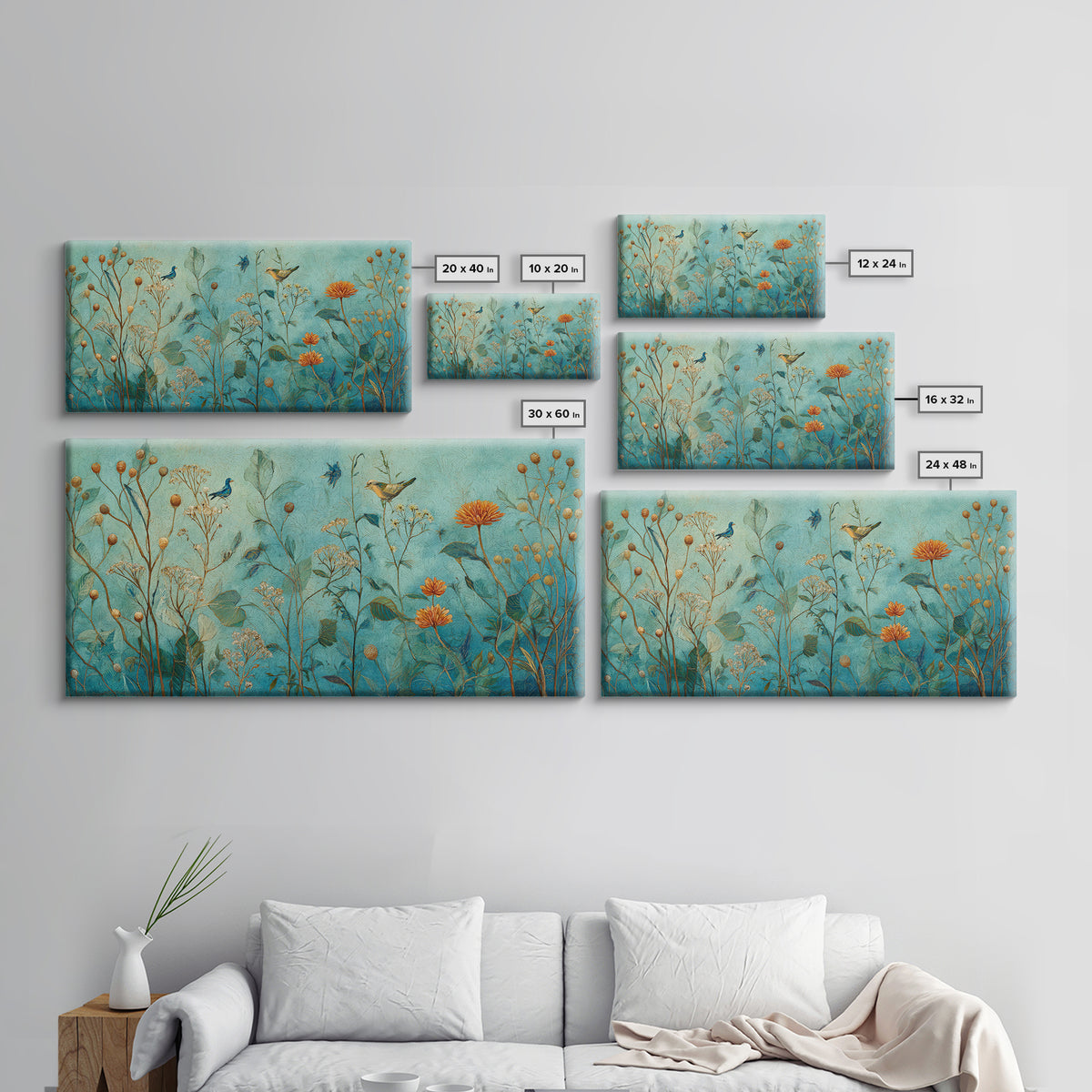 Sunflowers in a Galvanized Metal Bucket Canvas Print, Farmhouse Art, Printable Art, Farmhouse Decor, Watercolor Art, Harvest, FAR-2x1-47