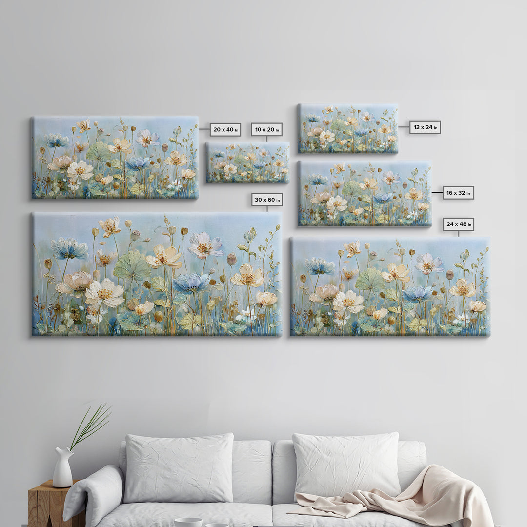 Chicken Family in a Garden Patch Framed Canvas Print, Farmhouse Art, Contemporary Art, Farmhouse Decor, Oil Painting, Harvest, FAR-2x1-83