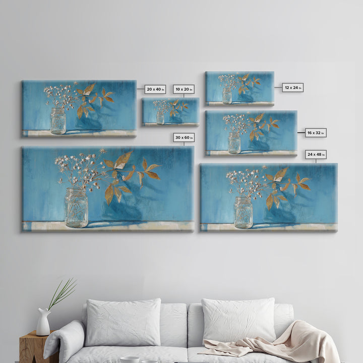 White Cow Portrait Canvas Print, Farmhouse Art, Printable Art, Farmhouse Decor, Fine Art, Harvest, Landscape Painting, FAR-2x1-93