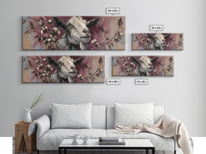 Weathered Horseshoe and Wildflowers Canvas Print, Farmhouse Art, Digital Print, Farmhouse Decor, Oil Painting, Harvest, FAR-3x1-13