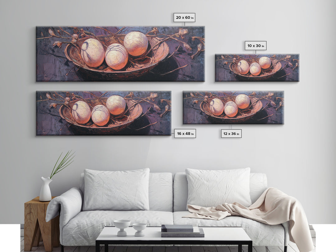 Fresh Bread Honey and Butter Still Life Canvas Print, Farmhouse Art, Gallery Decor, Farmhouse Decor, Fine Art, Harvest, FAR-3x1-40