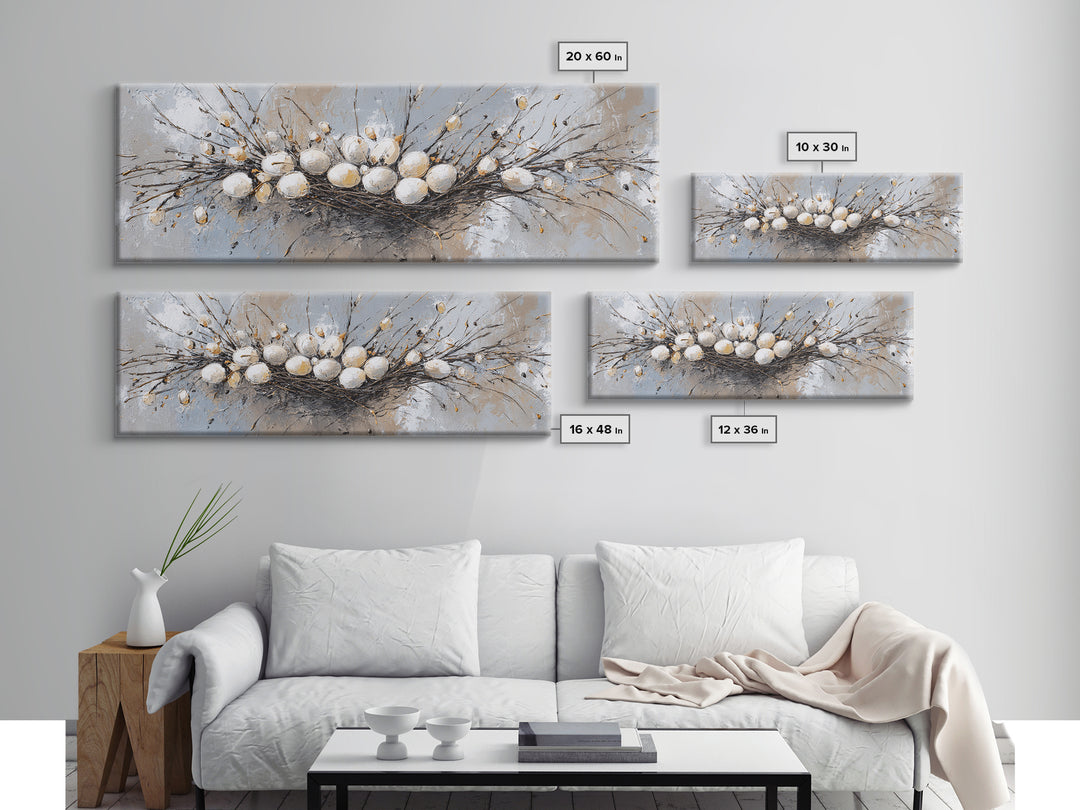 Fresh Bread Honey and Butter Still Life Canvas Print, Farmhouse Art, Minimalist Decor, Farmhouse Decor, Oil Painting, Harvest, FAR-3x1-88