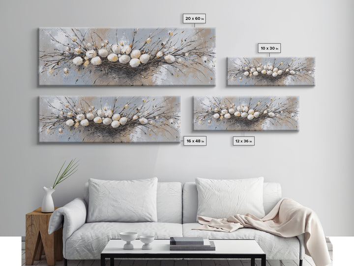 Fresh Bread Honey and Butter Still Life Canvas Print, Farmhouse Art, Minimalist Decor, Farmhouse Decor, Oil Painting, Harvest, FAR-3x1-88