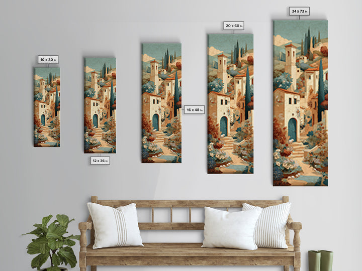 Pastoral Sheep in Rolling Countryside Canvas Print, French Country Art, Farmhouse Wall Art, Farmhouse Decor, Fine Art, Country, FCA-1x3-98