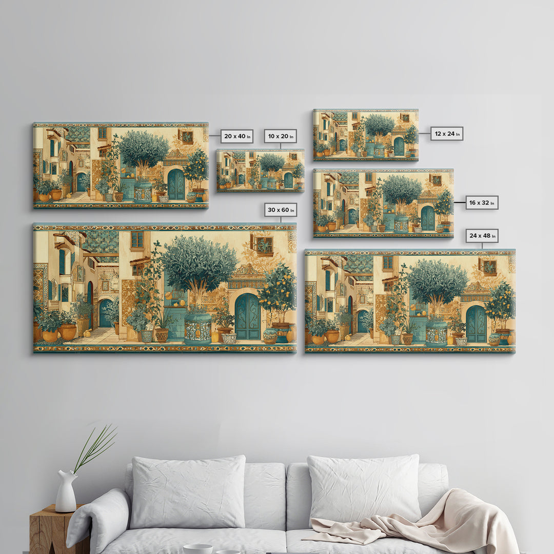 Farmhouse Kitchen Herbs Tied Canvas Print, French Country Art, Fine Art Print, Farmhouse Decor, Country, Digital Prints, FCA-2x1-57