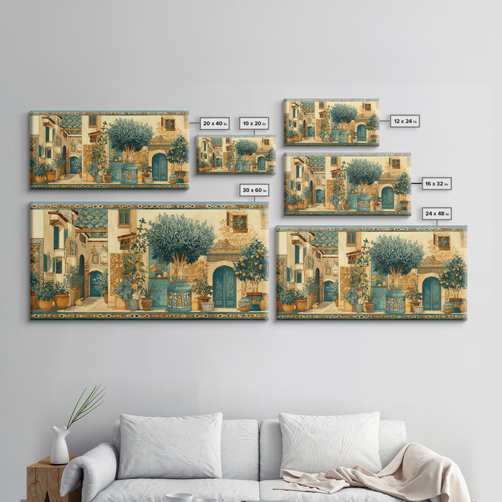 Farmhouse Kitchen Herbs Tied Canvas Print, French Country Art, Fine Art Print, Farmhouse Decor, Country, Digital Prints, FCA-2x1-57