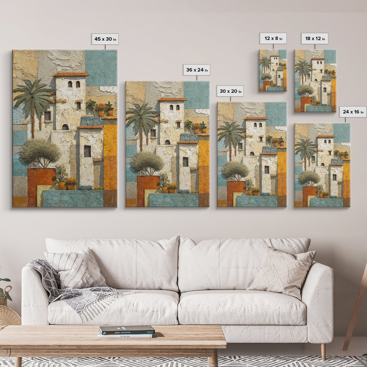 Sunlit Provence Olive Grove Framed Canvas Print, French Country Art, Neutral Decor, Farmhouse Decor, Fine Art, Country, FCA-2x3-13