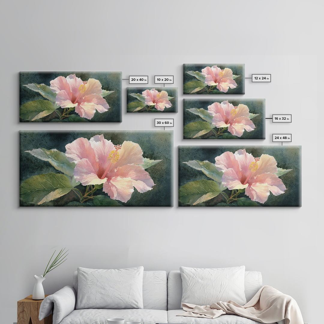 Lavender Bundle Tied Framed Canvas Print, Floral Art, Minimalist Decor, Living Room Decor, Oil Painting, Bloom, FLO-2x1-30