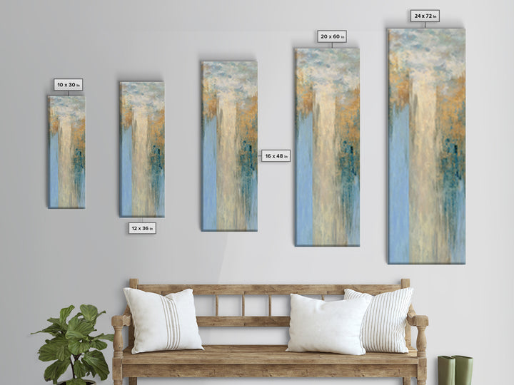 Abstract Heartbeat Line Through Color Fields Framed Canvas Print, Fitness Studio Art, Dancing Wall Art, Gym Decor, Abstract Art, FSA-1x3-53