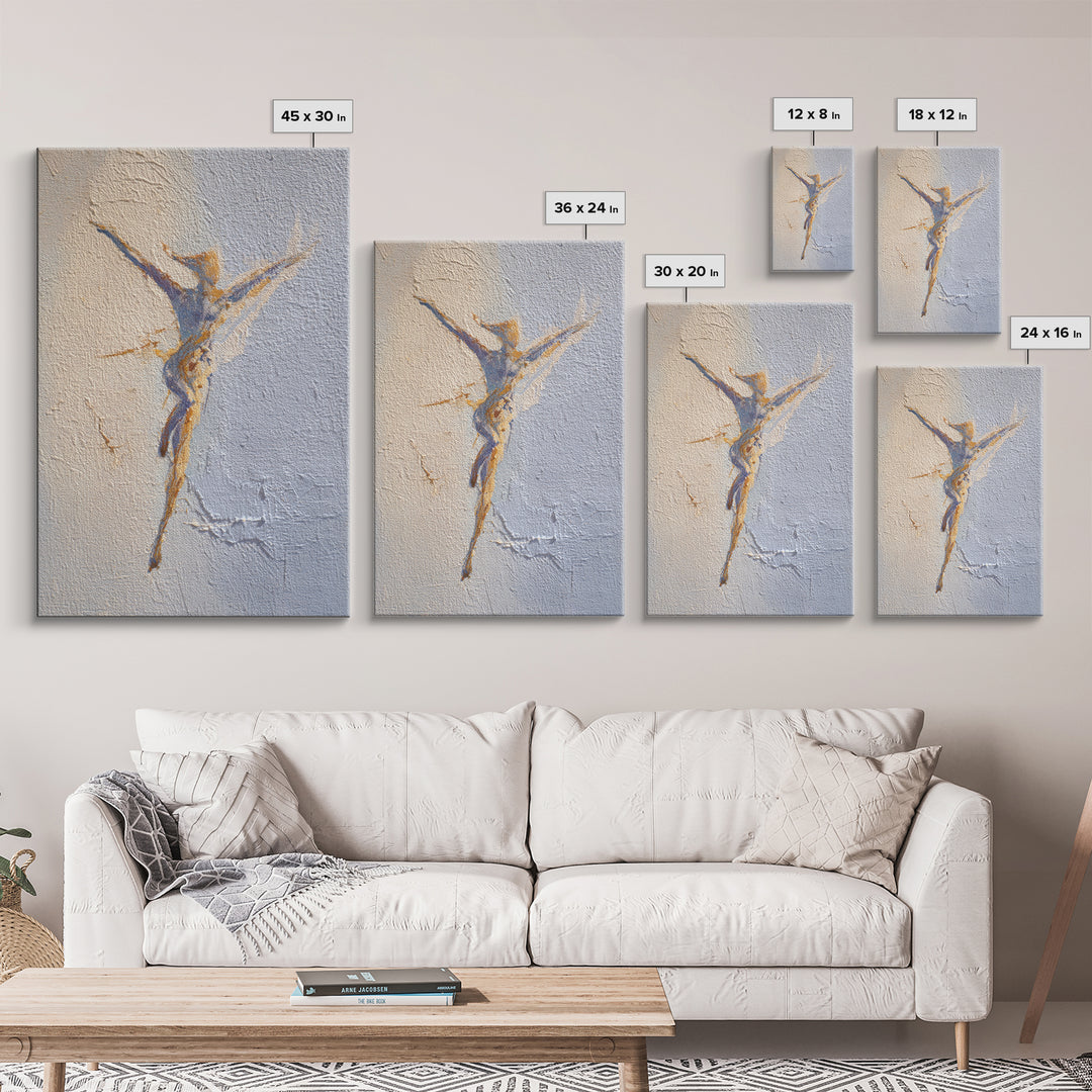 Yoga Warrior Pose Framed Canvas Print, Fitness Studio Art, Gym Wall Art, Gym Decor, Fine Art, Motion, Luxury Decor, Art Print, FSA-2x3-63