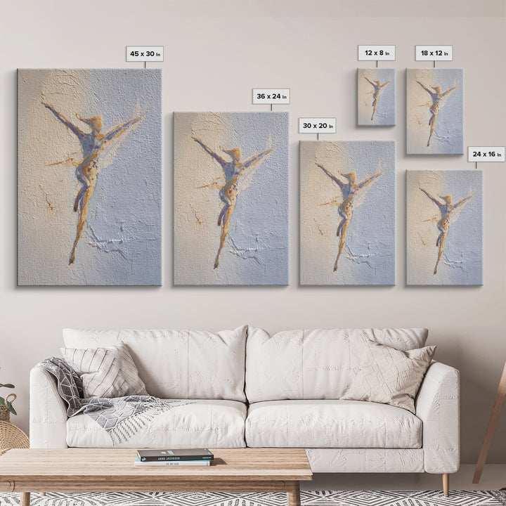 Yoga Warrior Pose Framed Canvas Print, Fitness Studio Art, Gym Wall Art, Gym Decor, Fine Art, Motion, Luxury Decor, Art Print, FSA-2x3-63