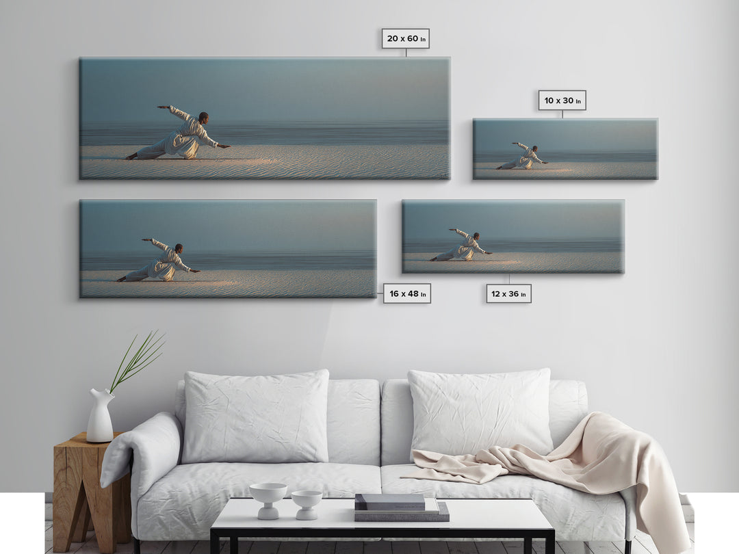 Sprinter Start Position Canvas Print, Fitness Studio Art, Statement Artwork, Gym Decor, Fine Art, Motion, Large Wall Art, FSA-3x1-78