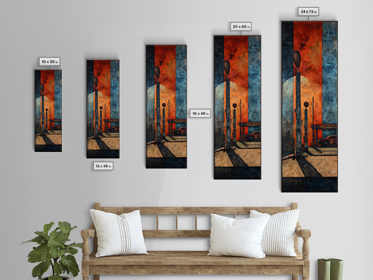 Route 66 Road Scene Without Text Canvas Print, Garage Art, Art Print, Garage Decor, Fine Art, Motor, Canvas Wall Art, GAR-1x3-77