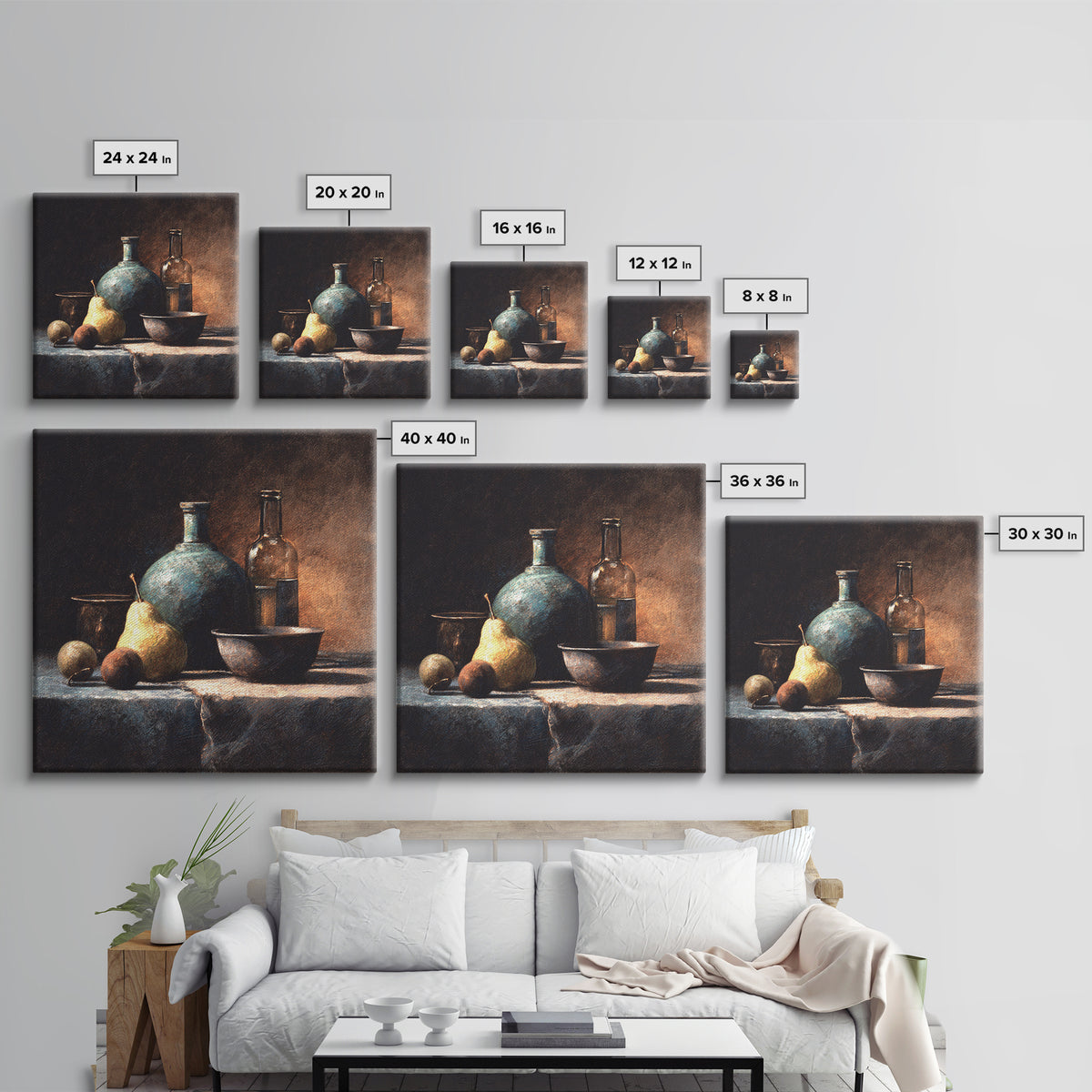 Garden Butterfly and Flowers Specimen Study Framed Canvas Print, Guest Bedroom Art, Farmhouse Decor, Bedroom Decor, Guest, GBA-1x1-47