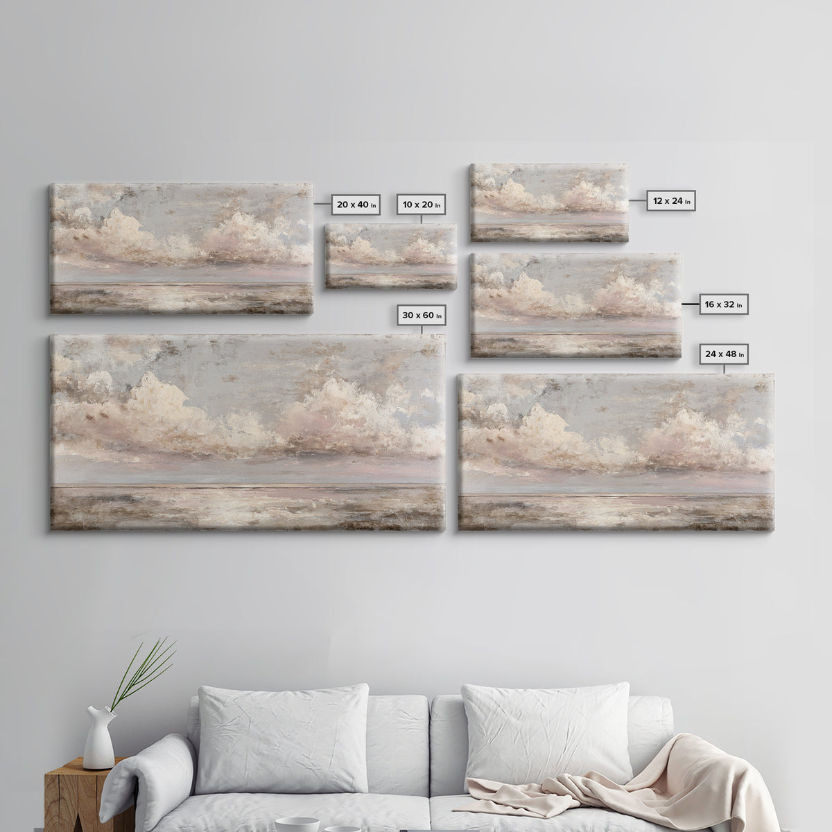 Abstract Woven Texture Framed Canvas Print, Guest Bedroom Art, Art Print, Bedroom Decor, Abstract Art, Guest, Home, GBA-2x1-10